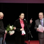 Ogólnopolski Niezależny Festiwal Form Dokumentalnych. XXIV NURT 2018 w Kieleckim Centrum Kultury. Gala finałowa. Nagroda Fundacji im. Edwarda Kusztala w wysokości 1000zł. / Marzena Mąkosa / Radio Kielce