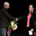 Ogólnopolski Niezależny Festiwal Form Dokumentalnych. XXIV NURT 2018 w Kieleckim Centrum Kultury. Gala finałowa. Nagroda Fundacji im. Edwarda Kusztala w wysokości 1000zł. / Marzena Mąkosa / Radio Kielce