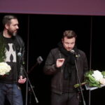 Ogólnopolski Niezależny Festiwal Form Dokumentalnych. XXIV NURT 2018 w Kieleckim Centrum Kultury. Gala finałowa. Doroczna Nagroda Specjalna Radia Kielce S.A. "Za to, czego nie widać, czyli artyzm dźwięku w formie dokumentalnej" / Marzena Mąkosa / Radio Kielce