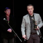 Ogólnopolski Niezależny Festiwal Form Dokumentalnych. XXIV NURT 2018 w Kieleckim Centrum Kultury. Gala finałowa. Petro Aleksowski - reżyser filmu "Przerwana misja" / Marzena Mąkosa / Radio Kielce