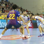 9. kolejka Ligii Mistrzów PGE Vive-Barcelona / Marzena Mąkosa / Radio Kielce