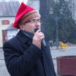 Inscenizacja bitwy pod Opatowem w 1863 roku. Narrator inscenizacji, Roman Marchewka z Towarzystwa Przyjaciół Ziemi Opatowskiej / Emilia Sitarska / Radio Kielce