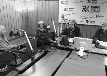 Audycja Radia Kielce SenioRadio, której gościem był Jerzy Mikuśkiewicz / Radio Kielce