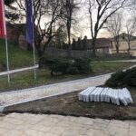 Trwają prace rewitalizacyjne na skwerze Solidarności w Sandomierzu / Grażyna Szlęzak-Wójcik / Radio Kielce