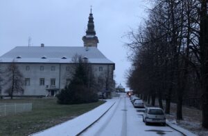 Święty Krzyż. Pierwszy śnieg tej zimy / Radio Kielce