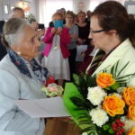 Stulatka Stanisława Gryz oraz wojewoda świętokrzyski Agata Wojtyszek / Emilia Sitarska / Radio Kielce