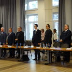 Przyjęcie rezolucji z okazji setnej rocznicy odzyskania przez Polskę niepodległości przez starachowickich radnych / Anna Głąb / Radio Kielce