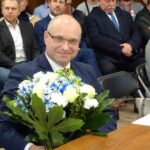 Inauguracyjna sesja Rady Powiatu Opatowskiego. Na zdjęciu: starosta opatowski Tomasz Staniek / Emilia Sitarska / Radio Kielce