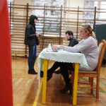 Wybory samorządowe 2018. II tura. Obwodowa Komisja Wyborcza nr 14. / Jarosław Kubalski / Radio Kielce