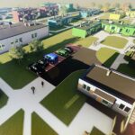 Kielce. Wizualizacja nowego osiedla mieszkań socjalnych przy ul. Łódzkiej, tzw. Jezioran / Urząd Miasta Kielce