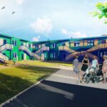 Kielce. Wizualizacja nowego osiedla mieszkań socjalnych przy ul. Łódzkiej, tzw. Jezioran / Urząd Miasta Kielce