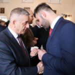 Spotkanie opłatkowe biskupa sandomierskiego Krzysztofa Nitkiewicza z samorządowcami, politykami, przedstawicielami miejscowych instytucji kultury i przedsiębiorcami / Grażyna Szlęzak-Wójcik / Radio Kielce