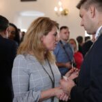 Spotkanie opłatkowe biskupa sandomierskiego Krzysztofa Nitkiewicza z samorządowcami, politykami, przedstawicielami miejscowych instytucji kultury i przedsiębiorcami / Grażyna Szlęzak-Wójcik / Radio Kielce