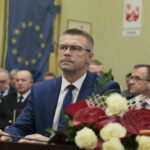 Pierwsza sesja kieleckiej Rady Miasta kadencji 2018-2023. Na zdjęciu Bogdan Wenta - prezydent Kielc / Marzena Mąkosa / Radio Kielce