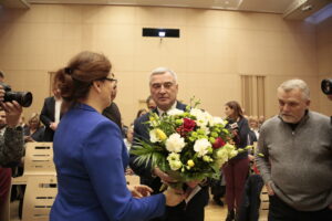 Kielce. Inauguracyjna sesja Sejmiku Województwa Świętokrzyskiego. Marszałek Andrzej Bętkowski / Marzena Mąkosa / Radio Kielce