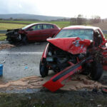 Wałsnów, powiat ostrowiecki. Wypadek na drodze wojewódzkiej nr 751 / Straż Pożarna