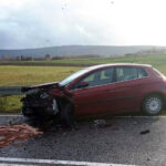 Wałsnów, powiat ostrowiecki. Wypadek na drodze wojewódzkiej nr 751 / Straż Pożarna