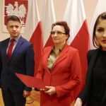 Bartłomiej Dorywalski - wicewojewoda świętokrzyski, Agata Wojtyszek - wojewoda świętokrzyski, Diana Głownia - rzecznik prasowy wojewody świętokrzyskiego / Jarosław Kubalski / Radio Kielce