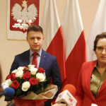 Bartłomiej Dorywalski - wicewojewoda świętokrzyski, Agata Wojtyszek - wojewoda świętokrzyski / Jarosław Kubalski / Radio Kielce