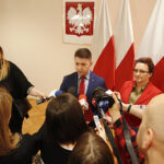 Bartłomiej Dorywalski - wicewojewoda świętokrzyski, Agata Wojtyszek - wojewoda świętokrzyski / Jarosław Kubalski / Radio Kielce