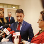 Bartłomiej Dorywalski - wicewojewoda świętokrzyski, Agata Wojtyszek - wojewoda świętokrzyski / Jarosław Kubalski / Radio Kielce