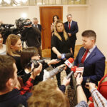 Bartłomiej Dorywalski - wicewojewoda świętokrzyski, Agata Wojtyszek - wojewoda świętokrzyski / Jarosław Kubalski / Radio Kielce