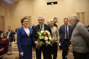 Kielce. Inauguracyjna sesja Sejmiku Województwa Świętokrzyskiego. Marszałek Andrzej Bętkowski / Marzena Mąkosa / Radio Kielce