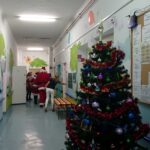 Jędrzejów. Wizyta Mikołaja w szpitalu / Ewa Pociejowska - Gawęda / Radio Kielce