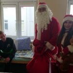 Jędrzejów. Wizyta Mikołaja w szpitalu / Ewa Pociejowska - Gawęda / Radio Kielce