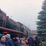 Rozświetlenie choinki oraz zabytkowego parowozu / Ewa Pociejowska-Gawęda / Radio Kielce