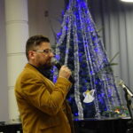 Spotkanie  "Starachowice widziane z zewnątrz i wewnątrz. Szanse dla ludzi młodych". Na zdjęciu Paweł Grudniewski / Anna Głąb / Radio Kielce