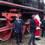 Rozświetlenie choinki oraz zabytkowego parowozu / Ewa Pociejowska-Gawęda / Radio Kielce