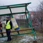 Kielce. Autobus wjechał w przystanek na ulicy Okrzei / Karol Żak / Radio Kielce
