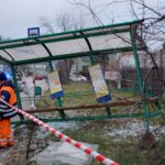 Kielce. Autobus wjechał w przystanek na ulicy Okrzei / Karol Żak / Radio Kielce