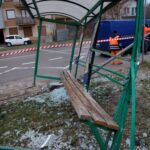 Kielce. Autobus wjechał w przystanek na ulicy Okrzei / Karol Żak / Radio Kielce