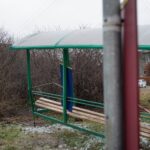 Kielce. Autobus wjechał w przystanek na ulicy Okrzei / Karol Żak / Radio Kielce