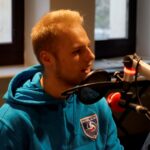 Kielce. Choinka pod choinkę. Dzień czwarty akcji. Marcin Karakuła - siatkarz Buskowianki Kielce / Karol Żak / Radio Kielce