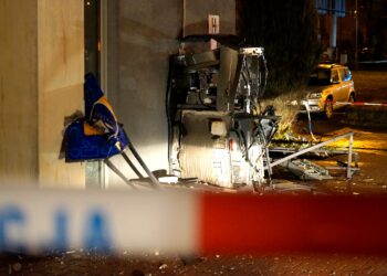 Kielce. Wybuch bankomatu przy ul. Klonowej / Karol Żak / Radio Kielce