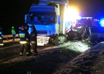 Tragiczny wypadek na drodze wojewódzkiej 751 w gminie Waśniów / Ratownictwo Powiatu Ostrowieckiego