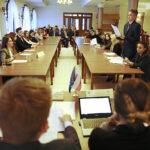 Suchedniów. III sesja Młodzieżowego Sejmiku Województwa Świętokrzyskiego / Jarosław Kubalski / Radio Kielce