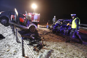 Tokarnia. Tragiczny wypadek na trasie S7 / Jarosław Kubalski / Radio Kielce