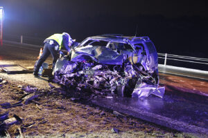 Tokarnia. Tragiczny wypadek na trasie S7 / Jarosław Kubalski / Radio Kielce