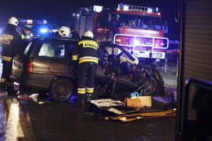 Tokarnia. Tragiczny wypadek na trasie S7 / Jarosław Kubalski / Radio Kielce