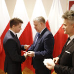 Spotkanie opłatkowe parlamentarzystów i dziennikarzy u wojewody świętokrzyskiego Agaty Wojtyszek / Jarosław Kubalski / Radio Kielce