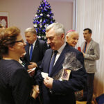 Spotkanie opłatkowe parlamentarzystów i dziennikarzy u wojewody świętokrzyskiego Agaty Wojtyszek / Jarosław Kubalski / Radio Kielce