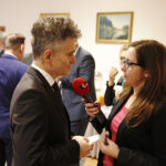 Spotkanie opłatkowe parlamentarzystów i dziennikarzy u wojewody świętokrzyskiego Agaty Wojtyszek / Jarosław Kubalski / Radio Kielce