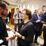 Spotkanie opłatkowe parlamentarzystów i dziennikarzy u wojewody świętokrzyskiego Agaty Wojtyszek / Jarosław Kubalski / Radio Kielce