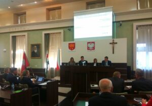 Nadzwyczajna sesja Rady Miasta Kielce / Witor Dziarmaga / Radio Kielce