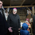 Sandomierz. Żywa szopka przy ulicy Trześniowskiej / Grażyna Szlęzak-Wójcik / Radio Kielce