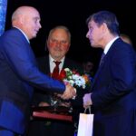 Gala XX Świętokrzyskiej Nagrody Jakości. Od lewej: Ireneusz Janik, firma FABET, Grzegorz Banaś, radny sejmiku, Andrzej Pruś, przewodniczący sejmiku / Zbigniew Masternak / Urząd Marszałkowski Województwa Świętokrzyskiego